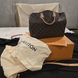 Louis Vuitton Monogram Speedy Bandoulière 35 - Brown